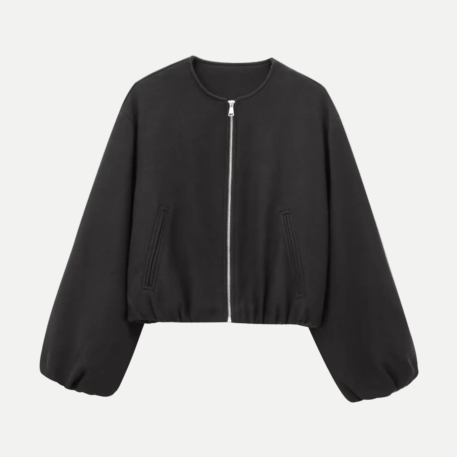 Women's Sporty Zip Jacket Polyester