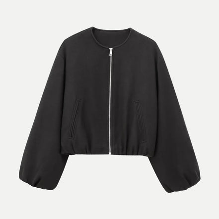 Women's Sporty Zip Jacket Polyester