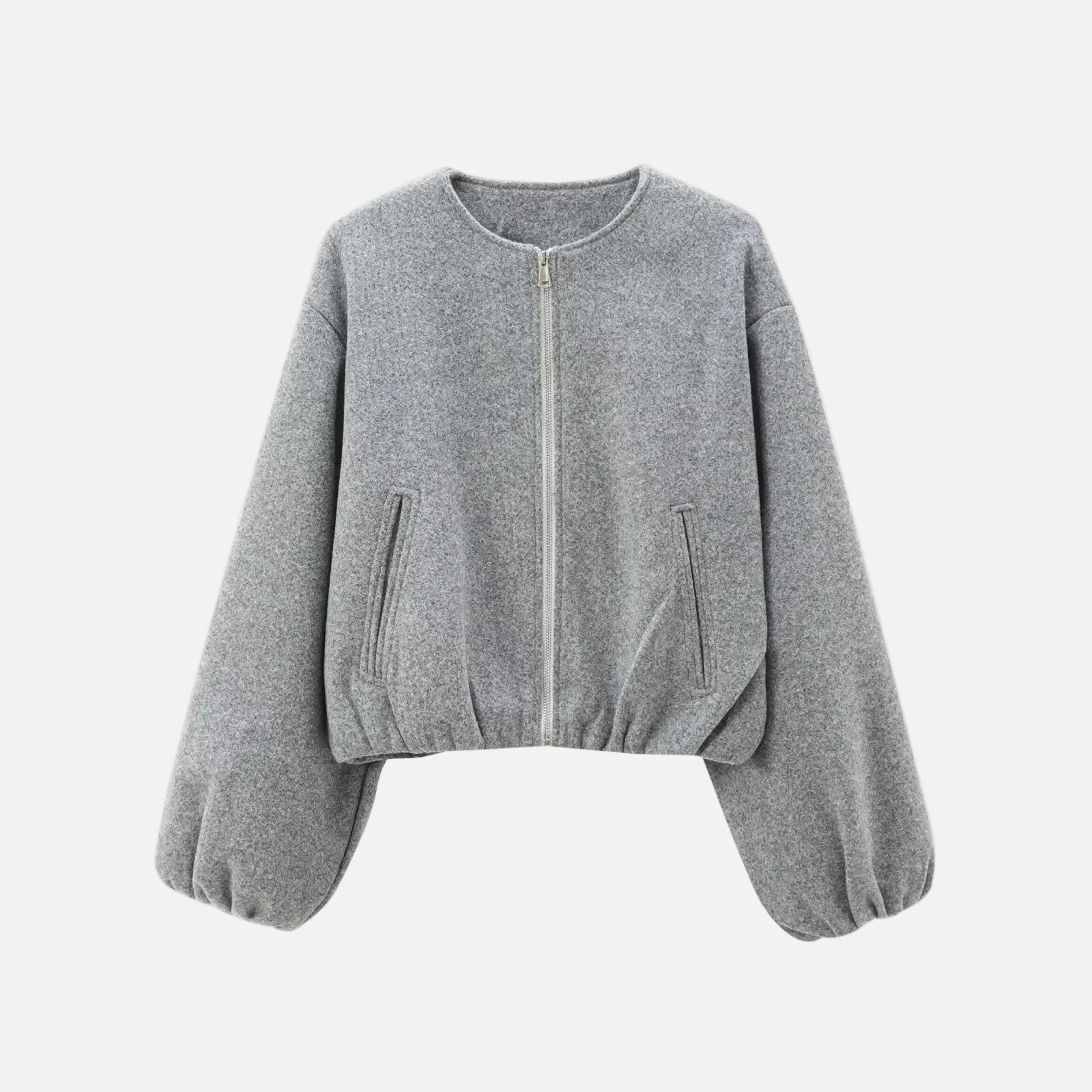 Women's Sporty Zip Jacket Polyester