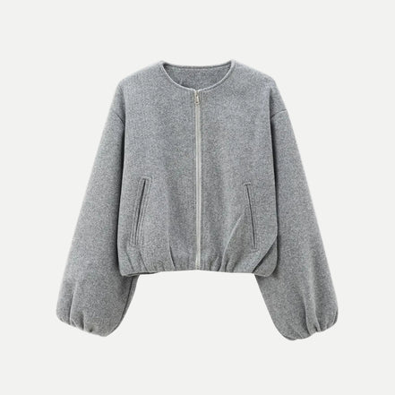 Women's Sporty Zip Jacket Polyester