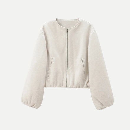 Women's Sporty Zip Jacket Polyester