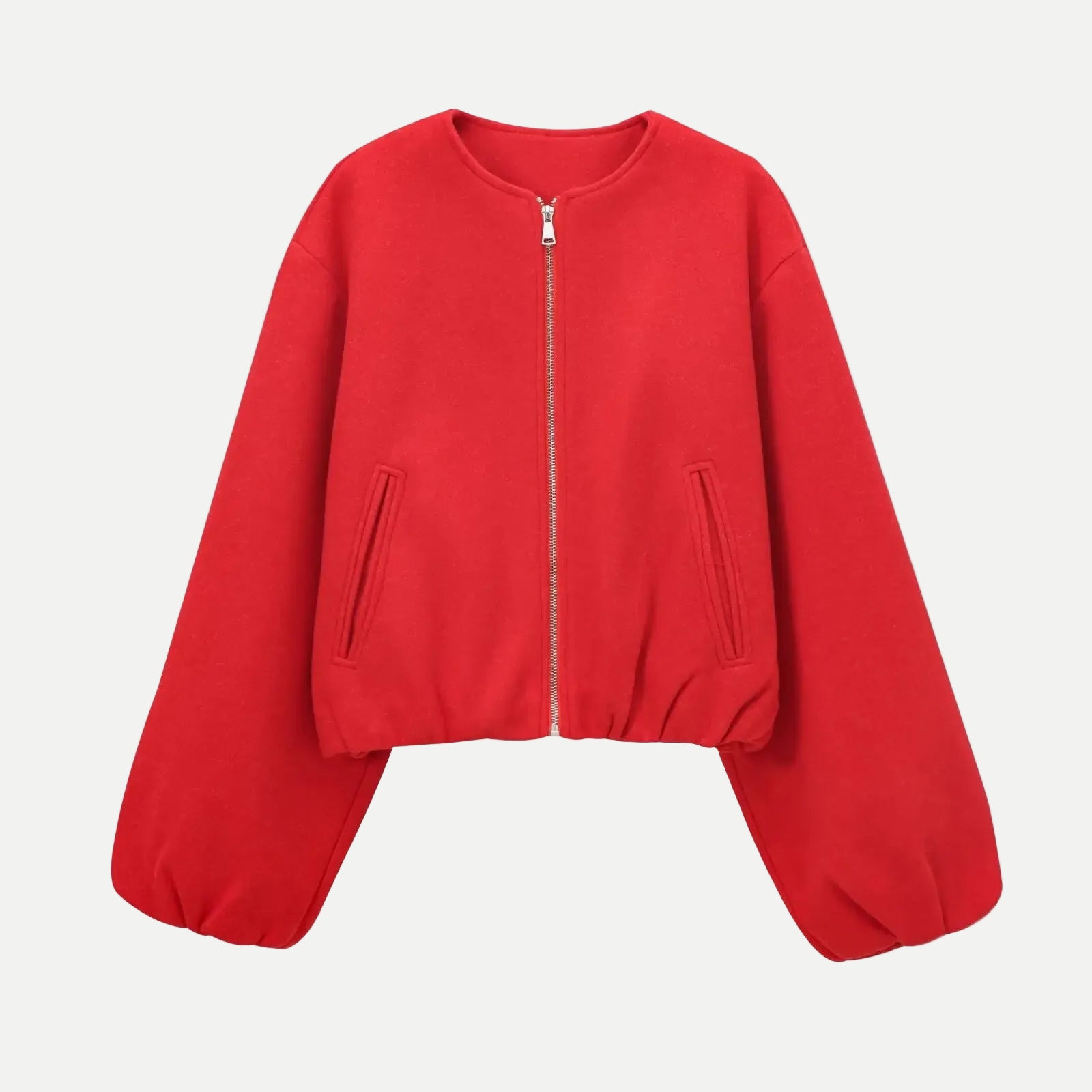 Women's Sporty Zip Jacket Polyester