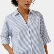 Women's Striped Loose Fit Casual Shirt
