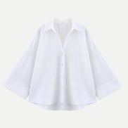 Women's Striped Loose Fit Casual Shirt