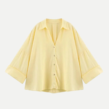 Women's Striped Loose Fit Casual Shirt