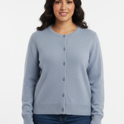Women's Wool Knit Cardigan Sweater