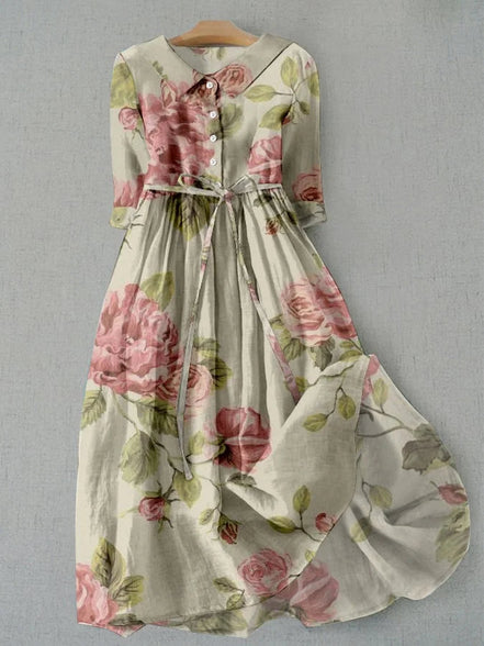 Women's Floral Cotton Summer Dress