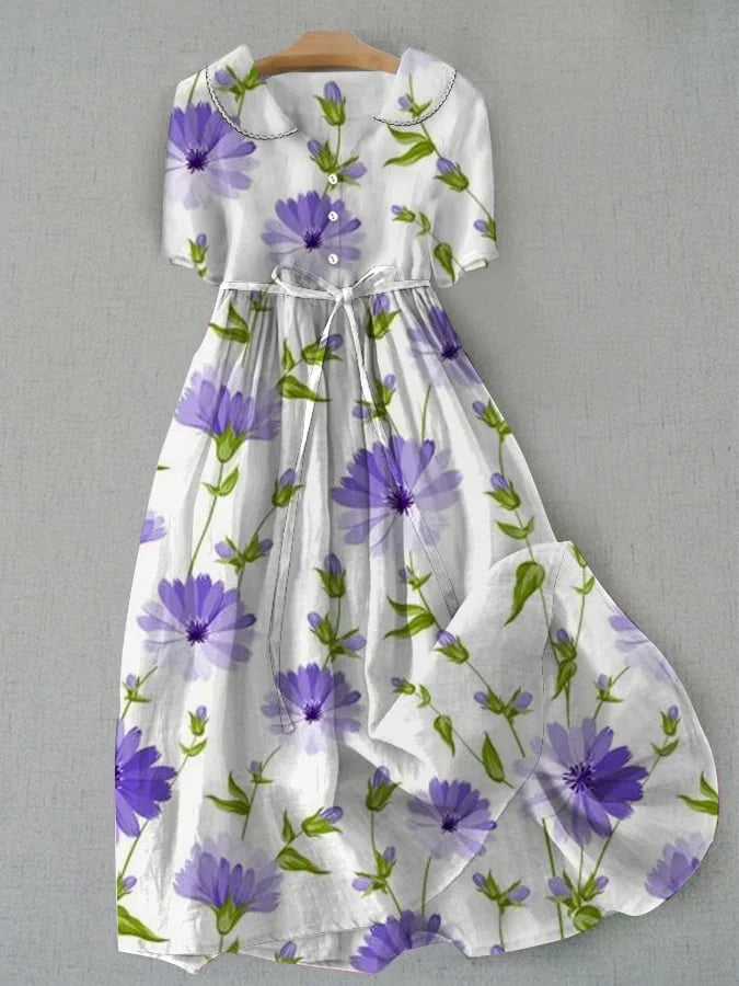 Women's Floral Cotton Dress