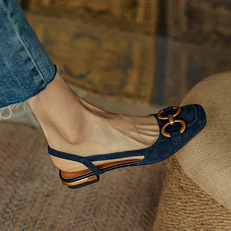 Women's Neutral Leather Sandals
