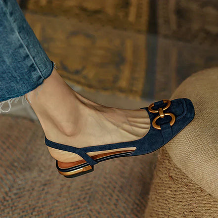 Women's Neutral Leather Sandals
