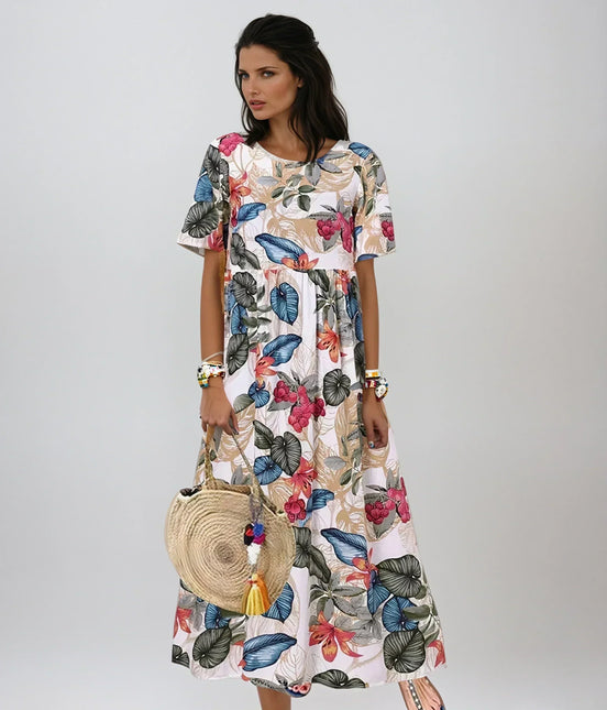Women's Floral Cotton Dress