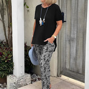 Women's Solid Lightweight Casual Set