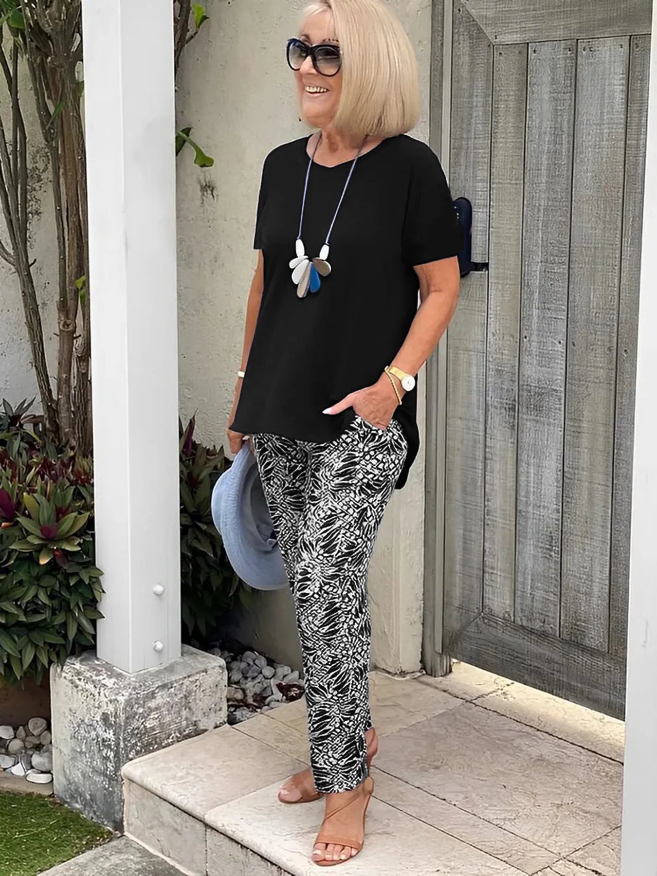Women's Solid Lightweight Casual Set