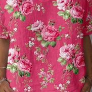 Women's Floral Cotton Shirt
