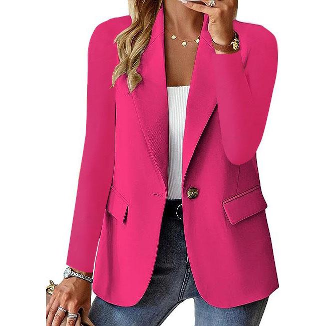 Women's Solid Wool Blazer