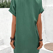 Women's Solid Jersey Relaxed Dress