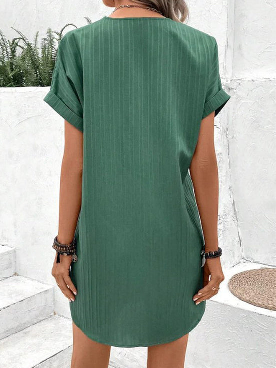 Women's Solid Jersey Relaxed Dress
