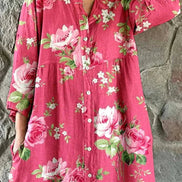 Women's Floral Cotton Dress