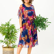 Women's Floral Midi Dress