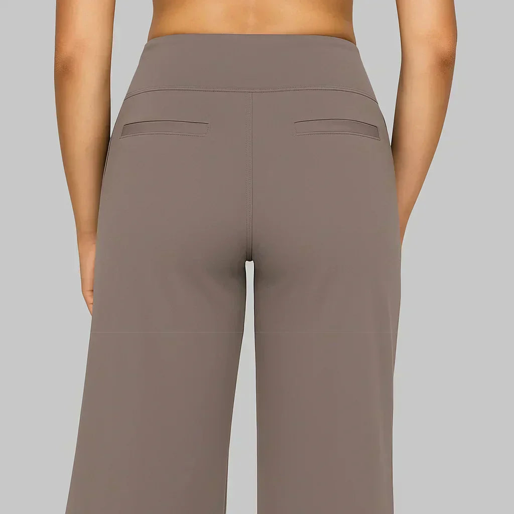 Women's Solid Cotton Trousers