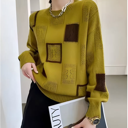 Women's Solid Knit Jumper