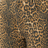 Women's Leopard Denim Jeans