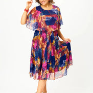 Women's Floral Midi Dress