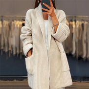 Women's Solid Knit Cardigan