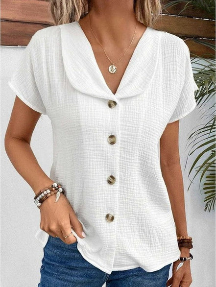 Women's Solid Viscose Blouse
