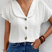 Women's Solid Viscose Blouse