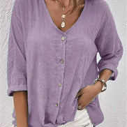 Women's Solid Cotton Top