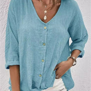 Women's Solid Cotton Top