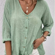 Women's Solid Cotton Top