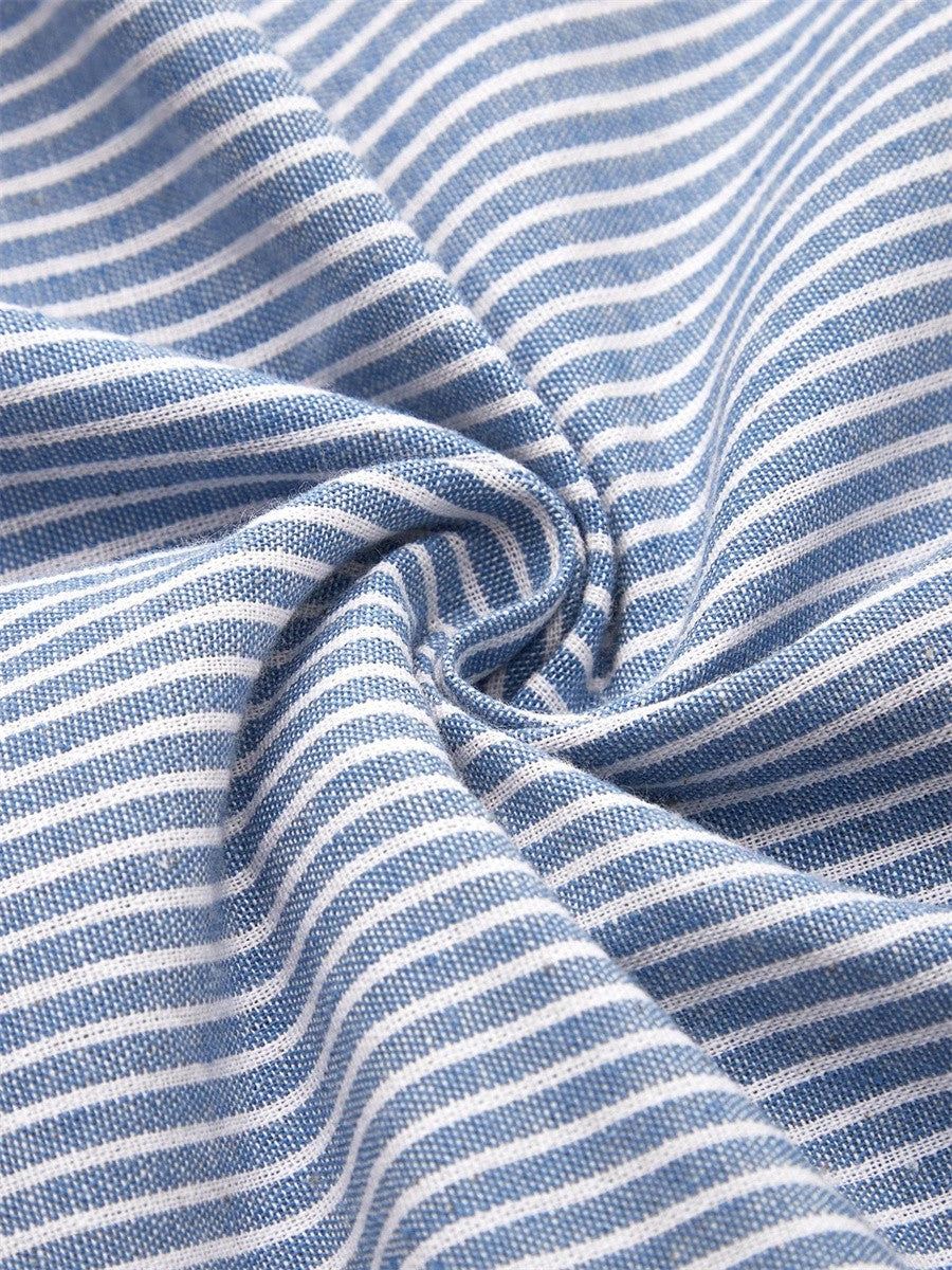 Women's Striped Cotton Summer Dress