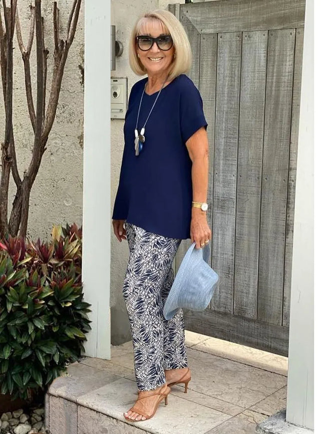 Women's Solid Lightweight Casual Set