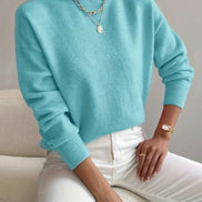 Women's Solid Knit Jumper
