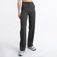Women's Solid Wide-Leg Trousers