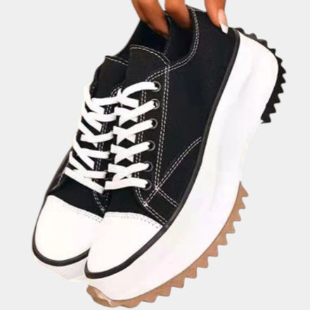 Women's White Leather Sneakers