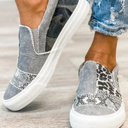 Women's Leopard Print Canvas Shoes