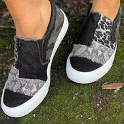 Women's Leopard Print Canvas Shoes