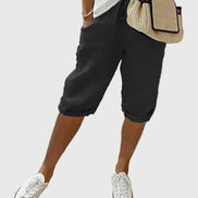 Women's Light Cotton-Linen Shorts