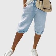 Women's Light Cotton-Linen Shorts