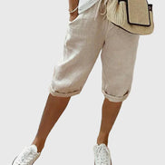 Women's Light Cotton-Linen Shorts