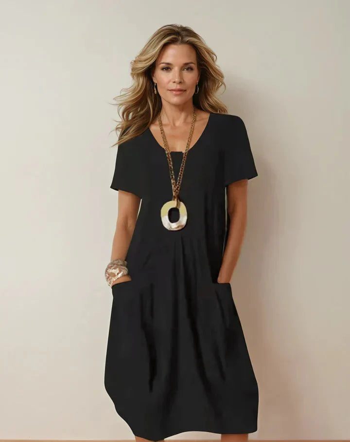 Women's Solid Jersey Dress