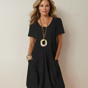Women's Solid Jersey Dress