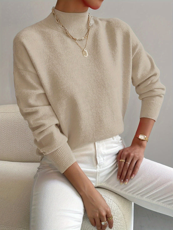 Women's Solid Knit Jumper