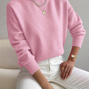 Women's Solid Knit Jumper
