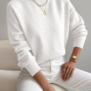 Women's Solid Knit Jumper