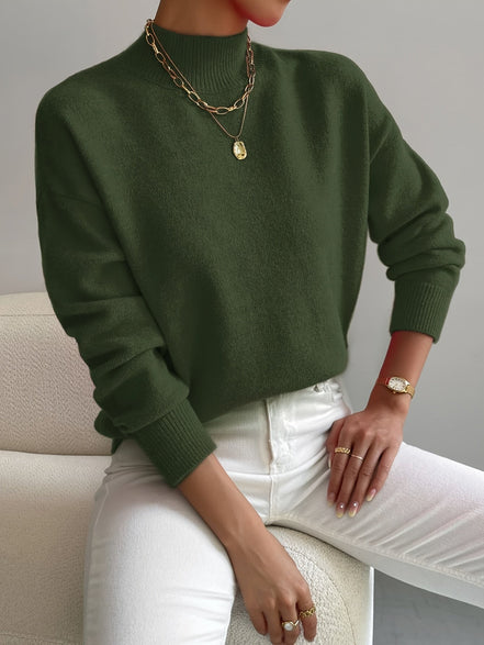 Women's Solid Knit Jumper