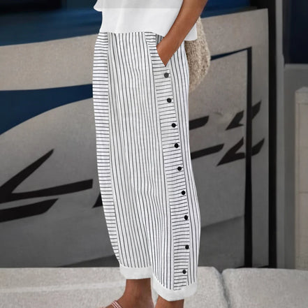 Women's Coastal Cotton Pocket Trousers